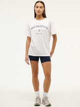 Recreation Tee In Optic White