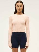 Amplitude Long Sleeve Knit In Blush