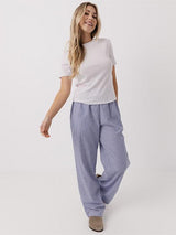 Everyday Pants in Blue Stripe