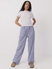 Everyday Pants in Blue Stripe