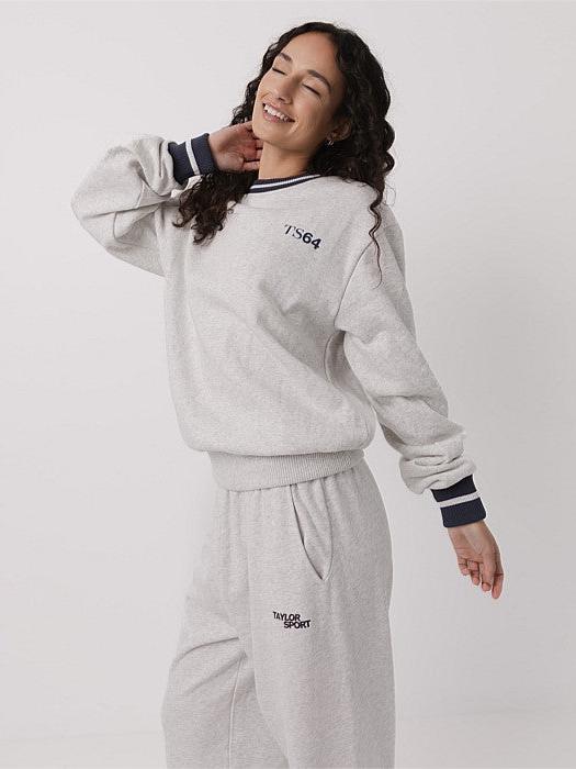 TS Crewneck in Cloud