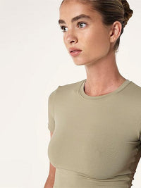 Foundation Short Sleeve Tee In Silver Sage