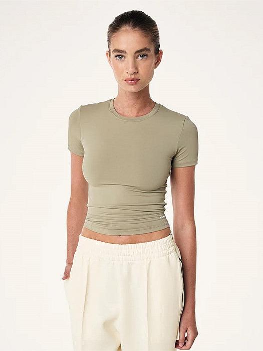 Foundation Short Sleeve Tee In Silver Sage