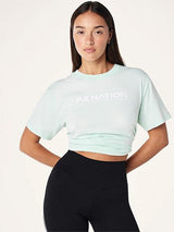 Aero Short Sleeve Tee In Hint Of Mint