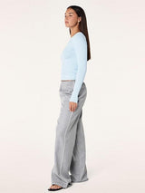 Foundation Long Sleeve Top in Ice Blue