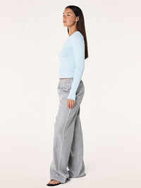 Foundation Long Sleeve Top in Ice Blue