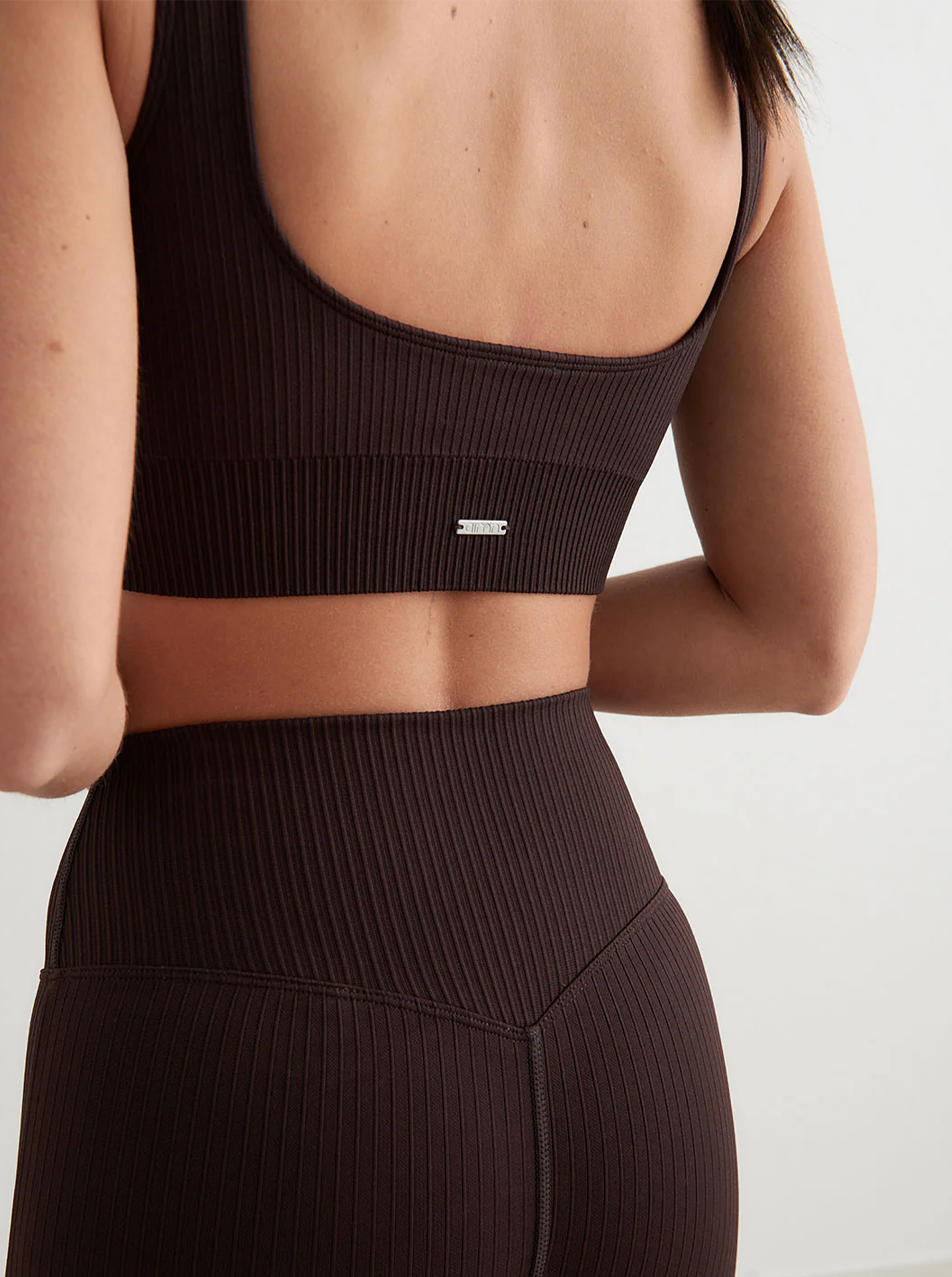 Ribbed Seamless Bra Cacao