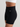 Black Ribbed Seamless Midi Biker Shorts
