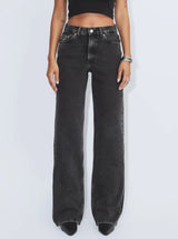 Echo High Straight in Tar Retro Black
