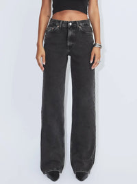 Echo High Straight in Tar Retro Black