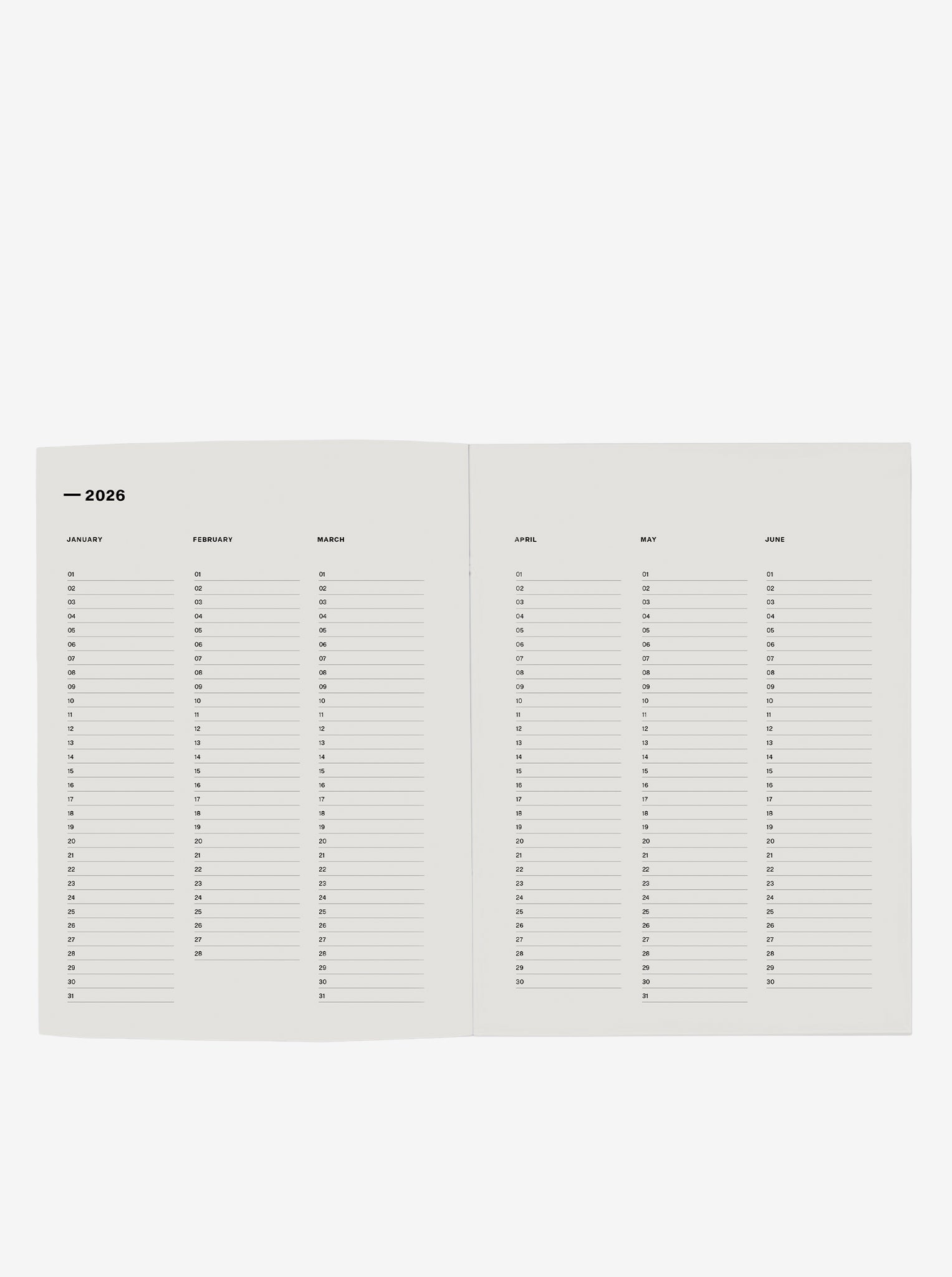 Father Rabbit x Taylor Sport Daily 2026 Diary