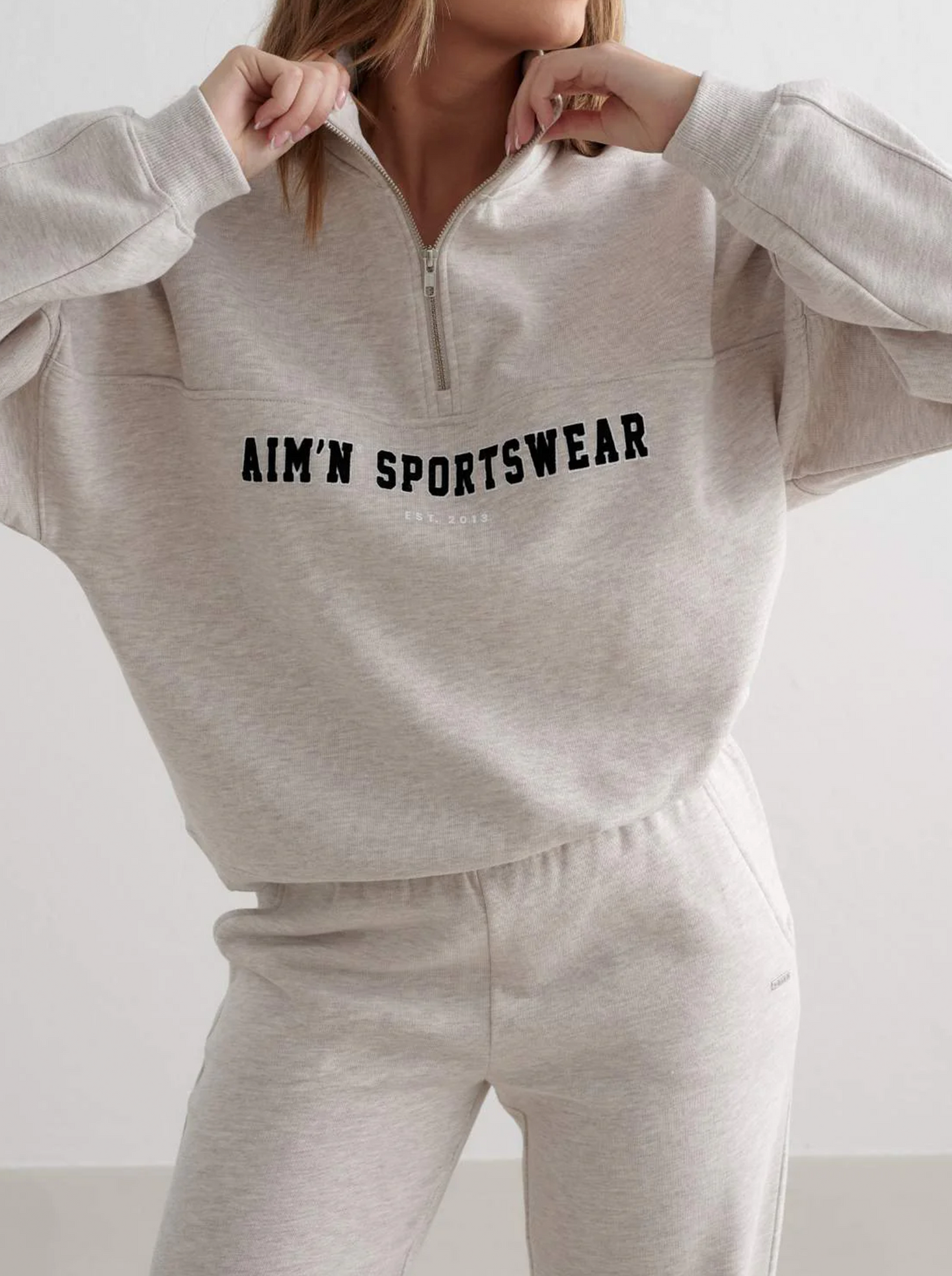 Varsity Sweat Half Zip