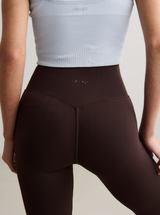Shape Seamless Flare Tights in Chocolate
