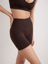 Shape Seamless Hotpants in Chocolate
