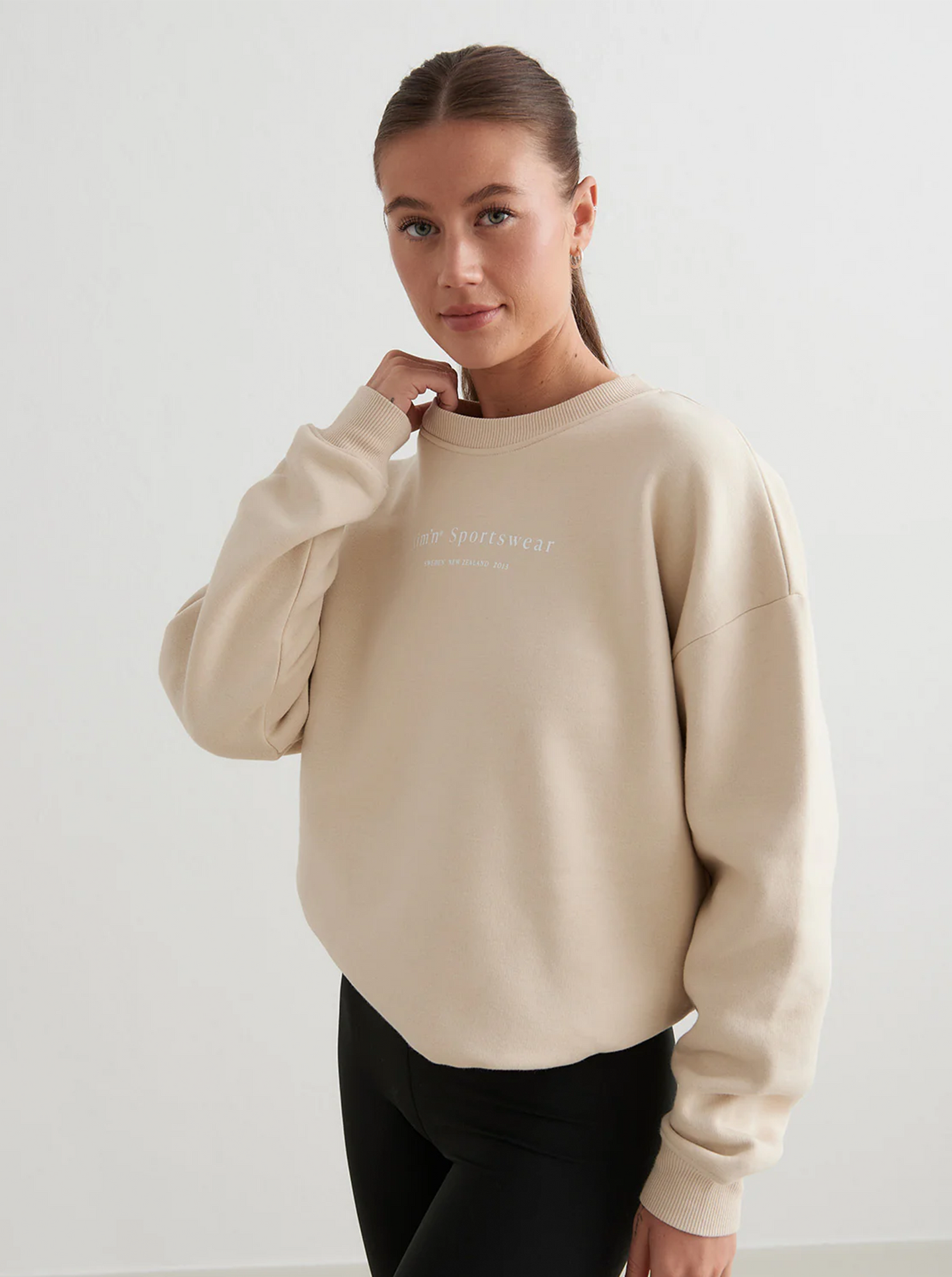 Café Au Lait Serif Sweatshirt