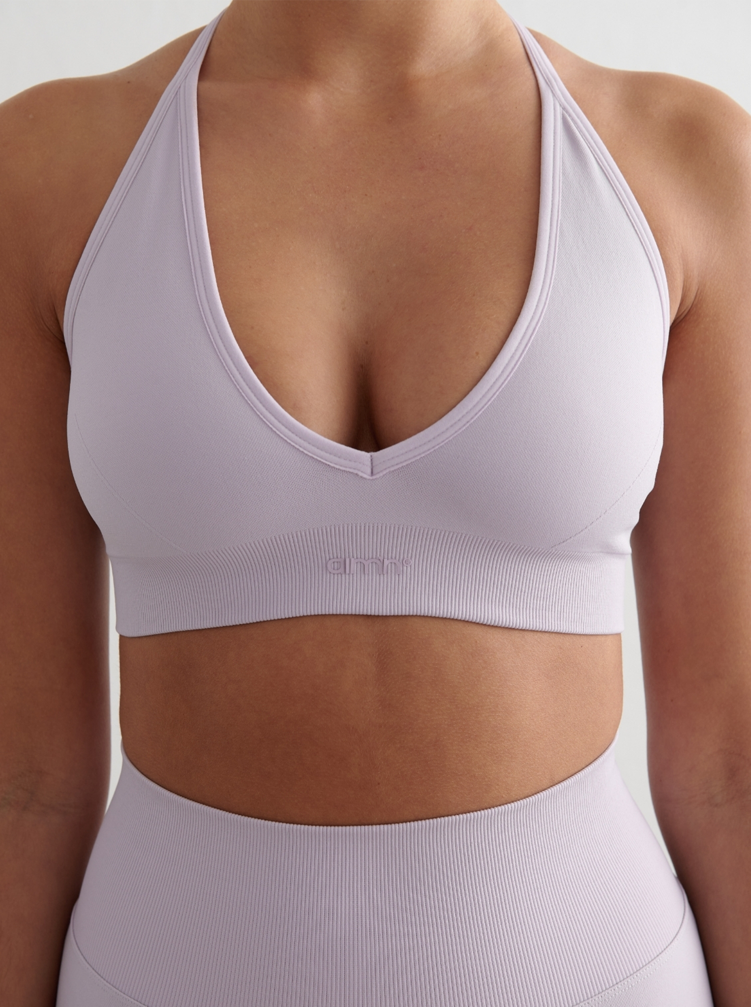 Pale Lavender Shape Seamless Cross Back Bra