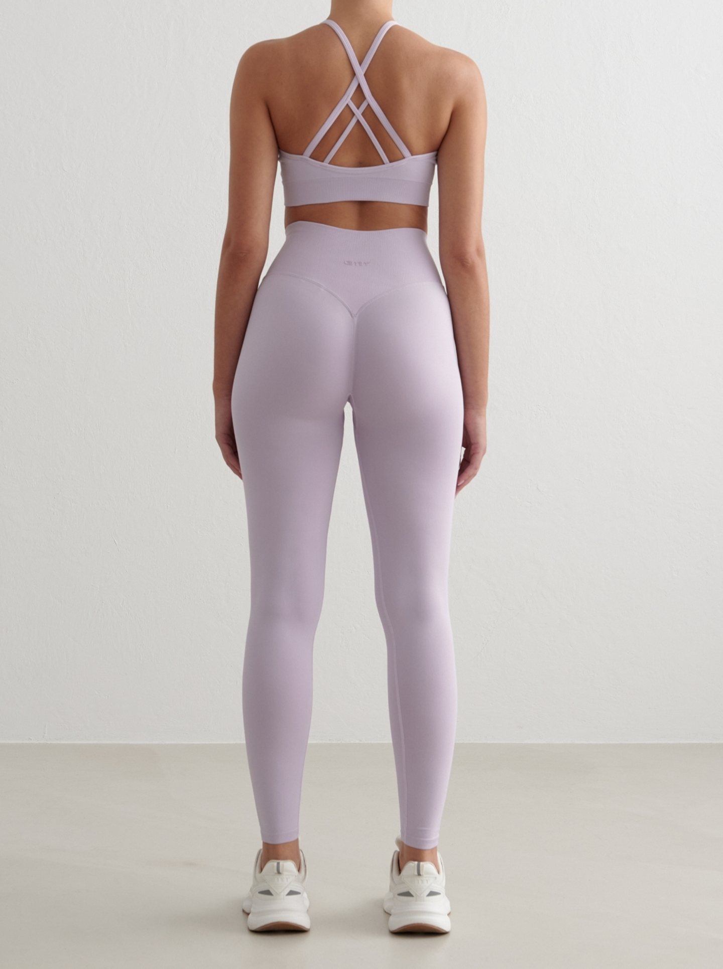 Pale Lavender Shape Seamless Cross Back Bra