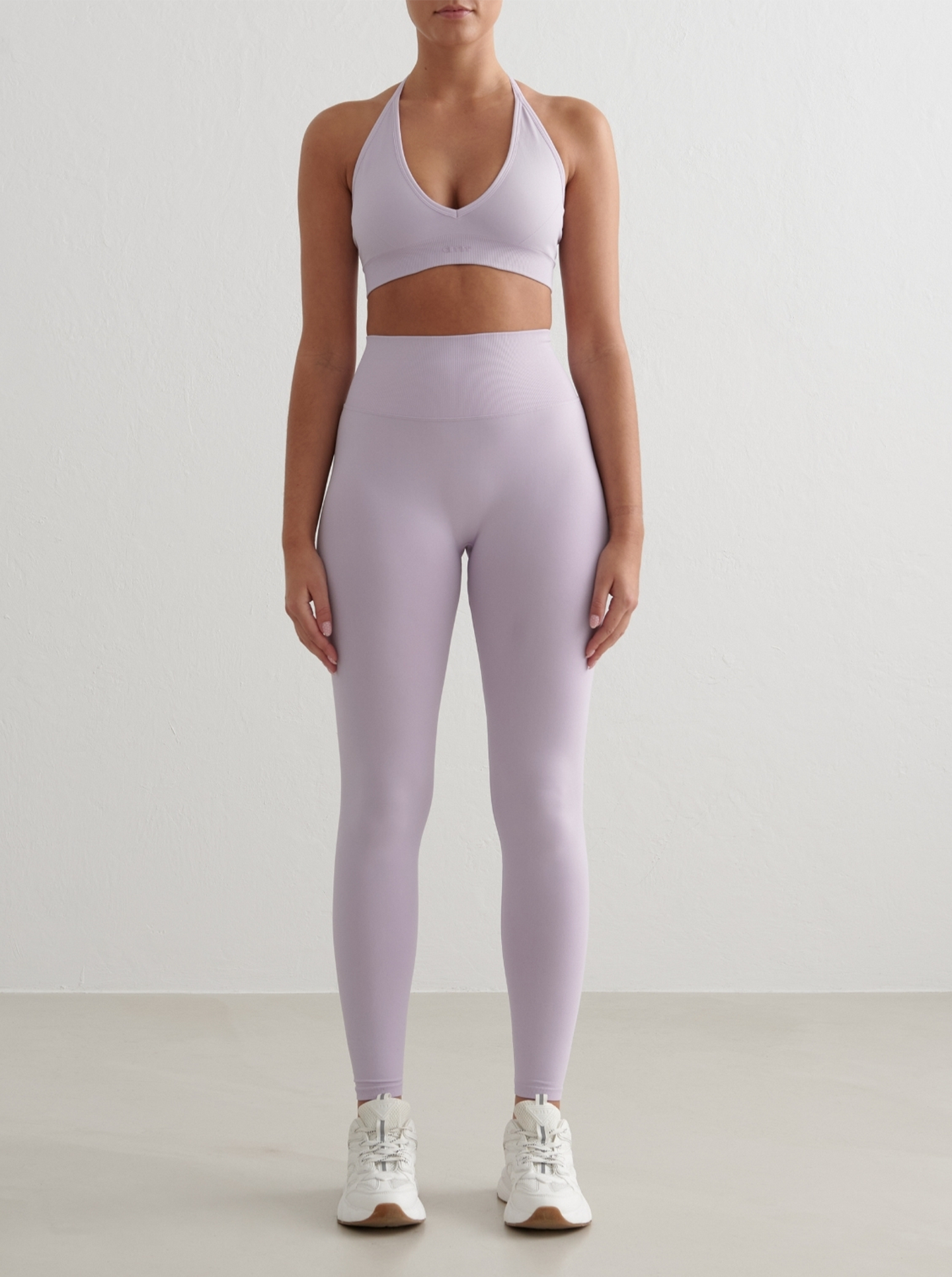 Pale Lavender Shape Seamless Cross Back Bra