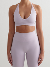 Pale Lavender Shape Seamless Cross Back Bra