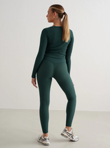 Ribbed Performance Zipped Cardigan