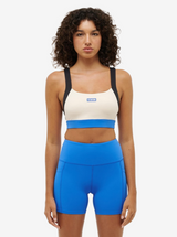 Reaction Time Sports Bra in Pearled Ivory