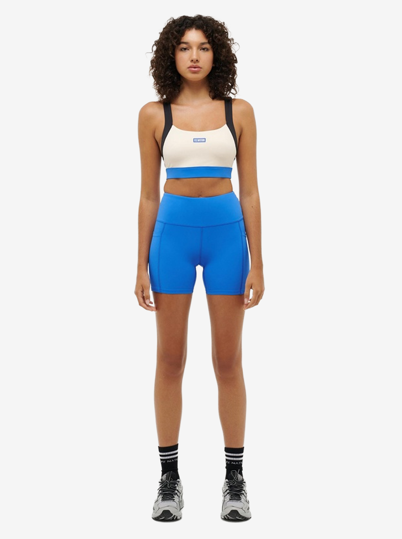 Reaction Time Sports Bra in Pearled Ivory