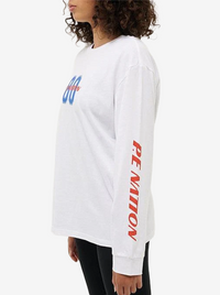 Rematch Long Sleeve Tee in Optic White