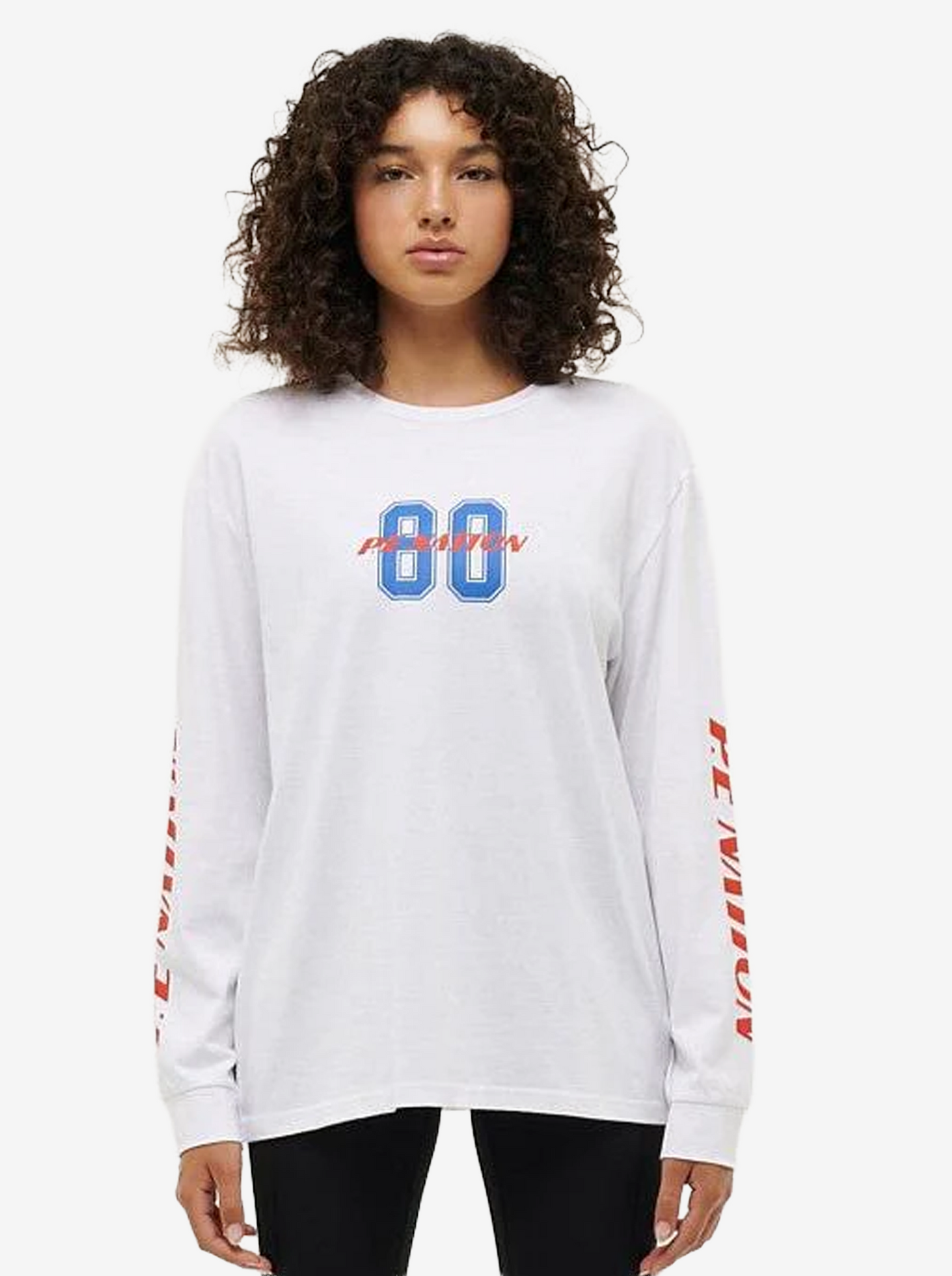 Rematch Long Sleeve Tee in Optic White