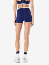 Vita 2.5" Bike Short in Bright Navy & Whisper White