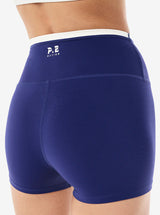 Vita 2.5" Bike Short in Bright Navy & Whisper White