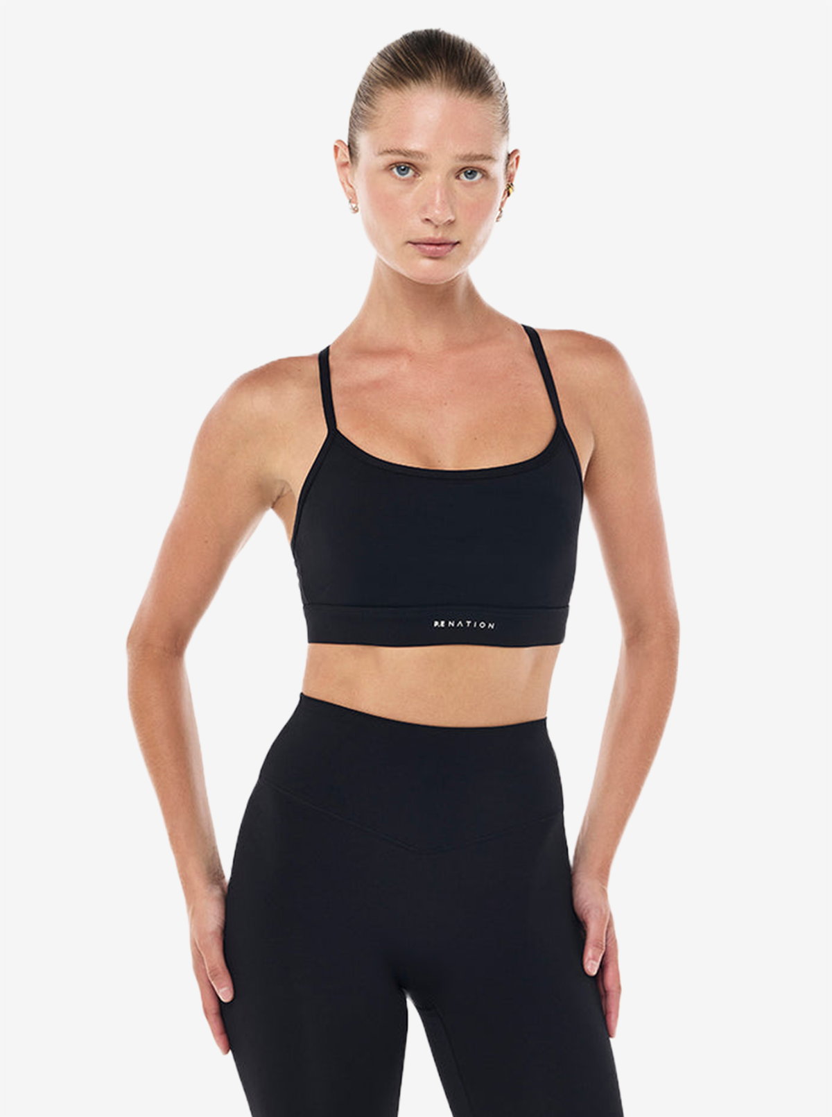 Signature Sports Bra in Black