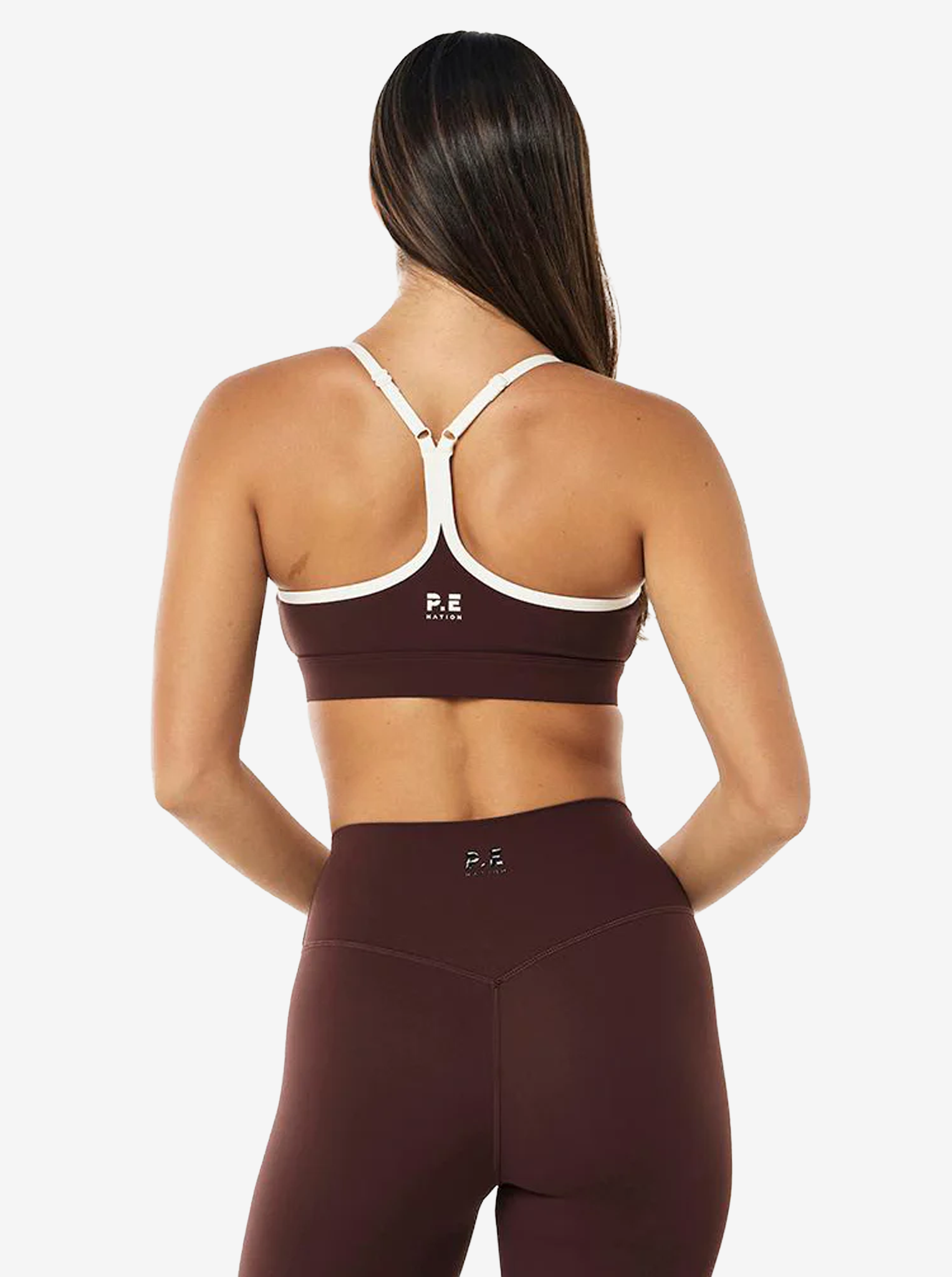 Signature Sports Bra in Mahogany