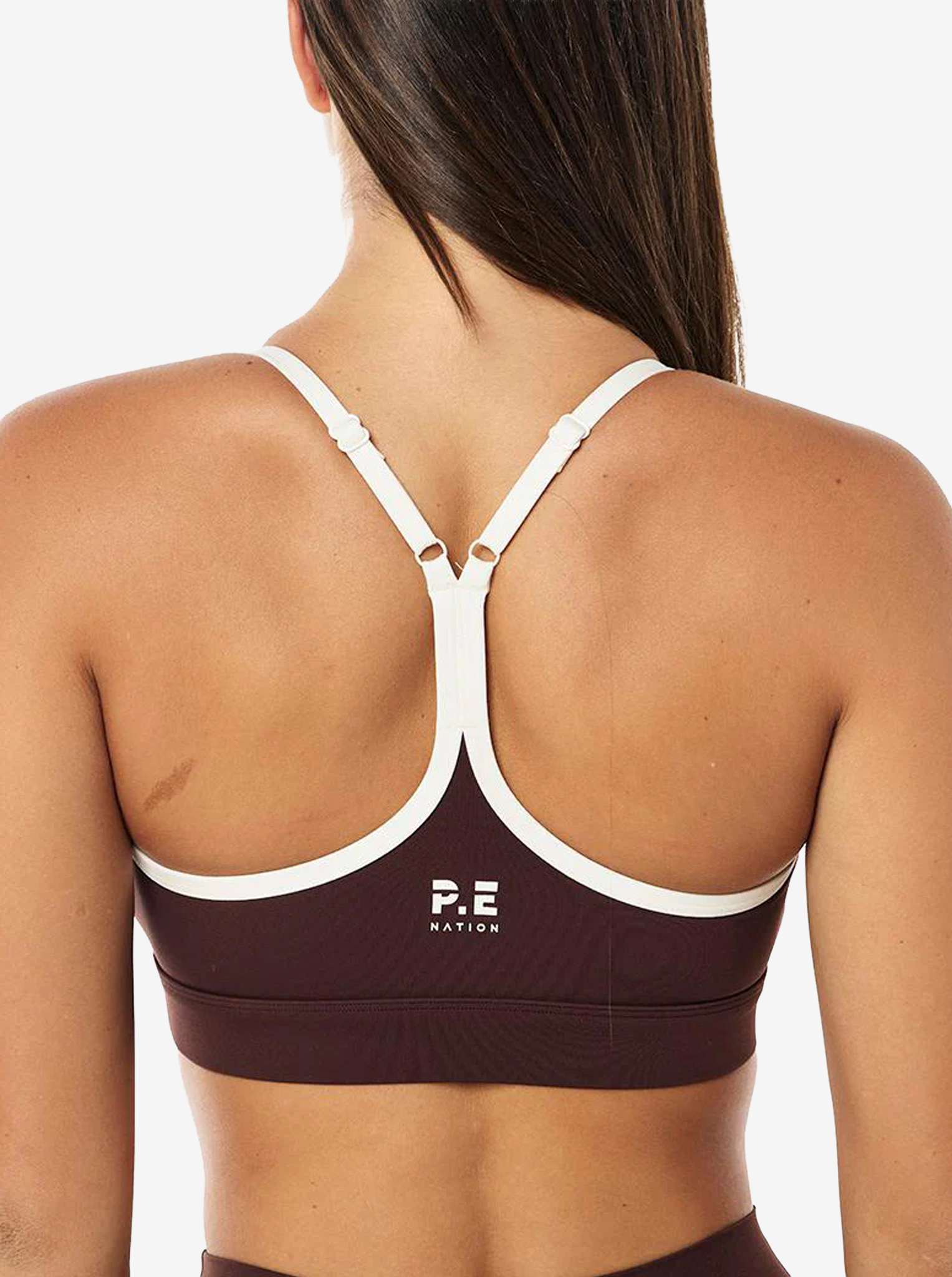 Signature Sports Bra in Mahogany