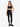 Stellar Sports Bra in Black & Leopard Print