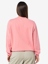 Qualify Sweat in Washed Dusty Pink