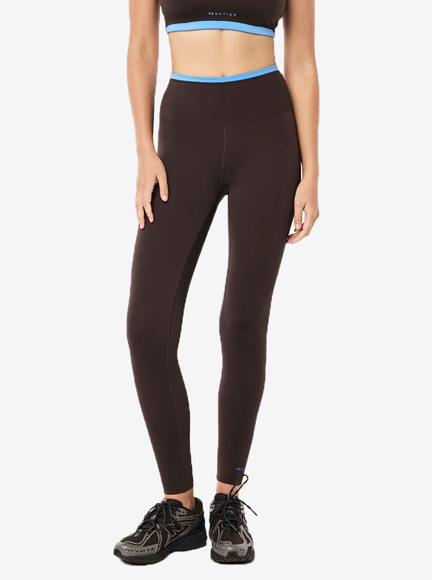 Vita Full Length Legging in Coffee & Marina