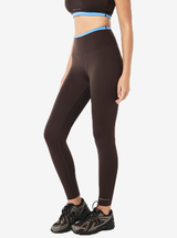 Vita Full Length Legging in Coffee & Marina