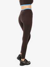 Vita Full Length Legging in Coffee & Marina