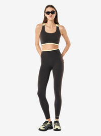 Vita Full Length Legging in Smokestone & Lemonade