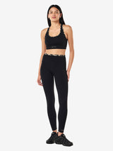 Vita Full Length Legging in Black & Leopard