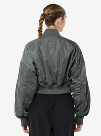 Captivate Bomber in Gunmetal