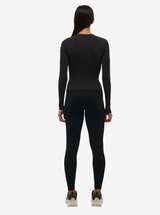 Foundation Long Sleeve Top in Black