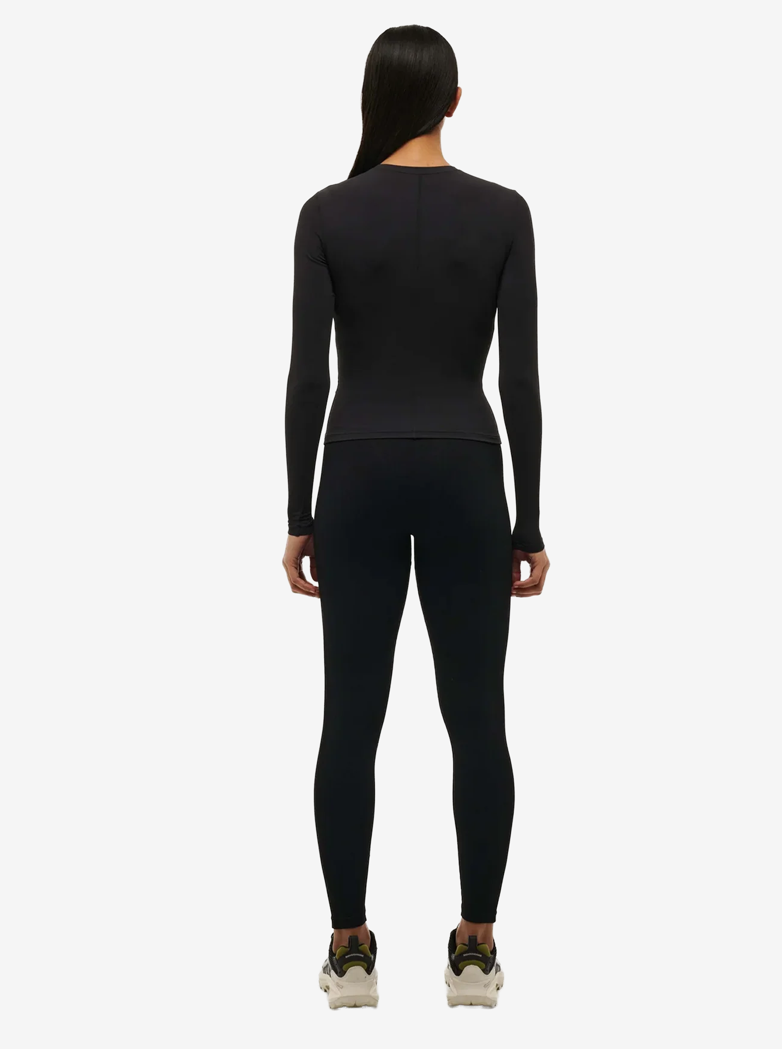 Foundation Long Sleeve Top in Black