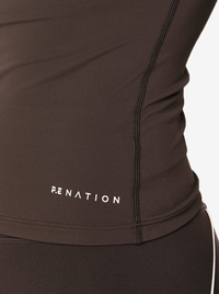 Foundation LS Top in Coffee