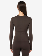 Foundation LS Top in Coffee