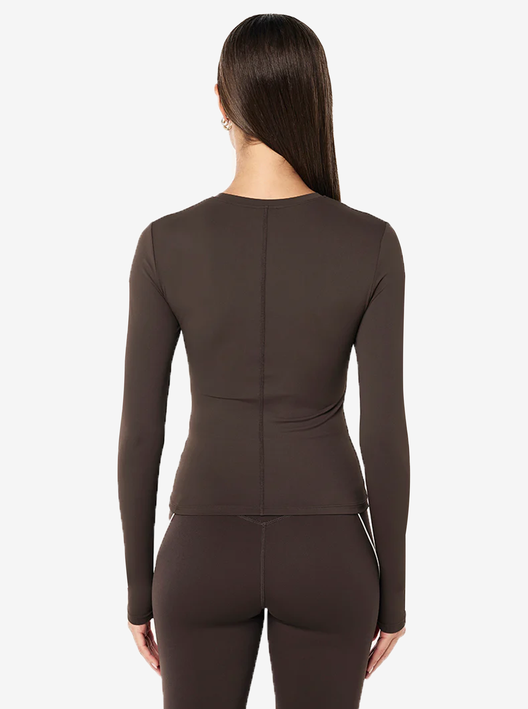 Foundation LS Top in Coffee