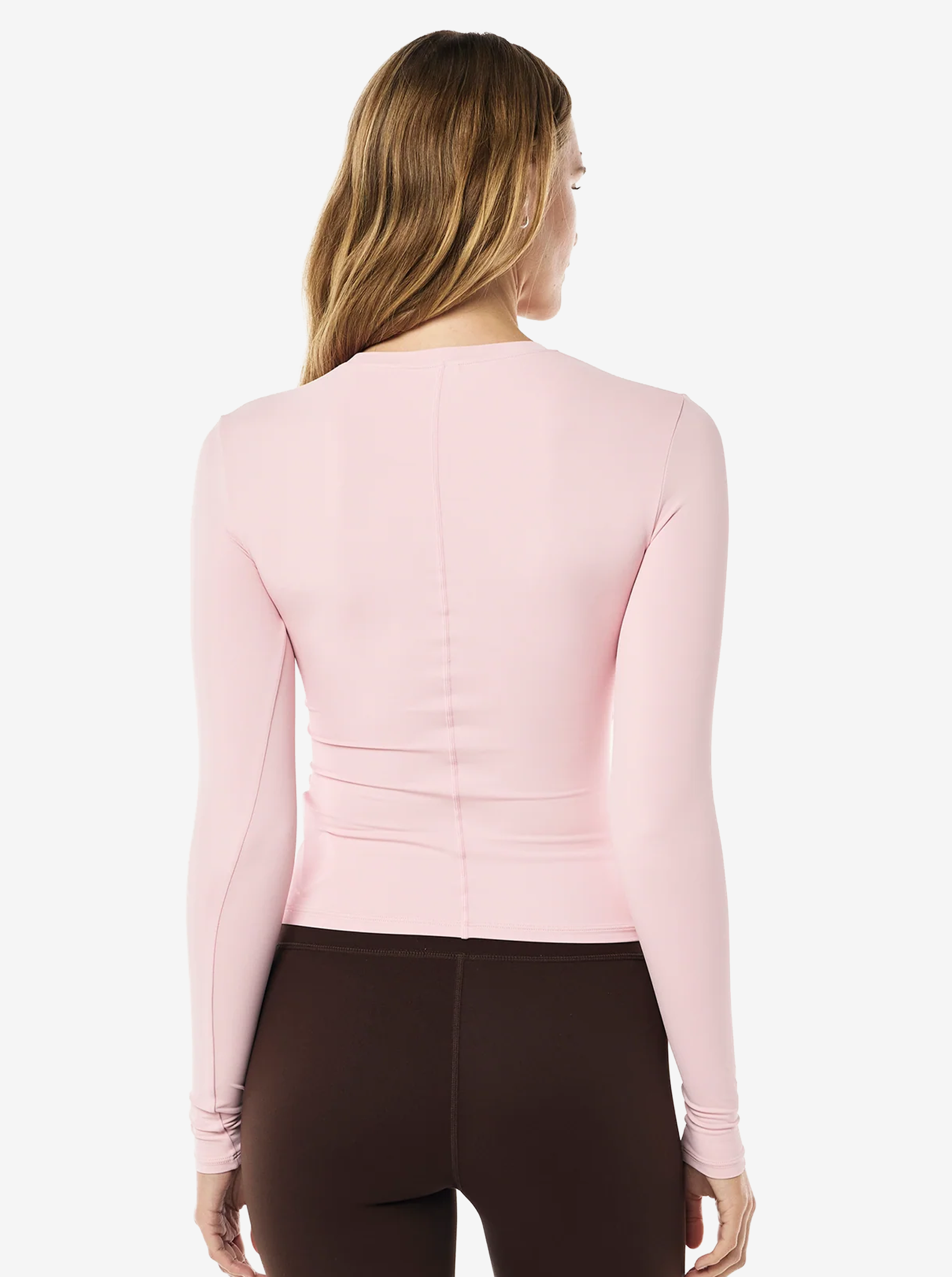 Foundation Long Sleeve Top in Chalk Pink