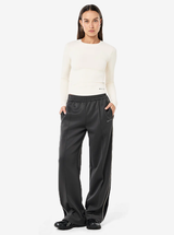 Man Down Track Pant in Caviar