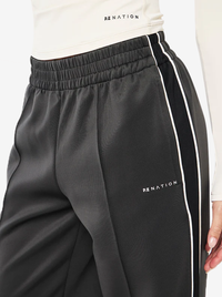 Man Down Track Pant in Caviar