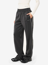 Man Down Track Pant in Caviar